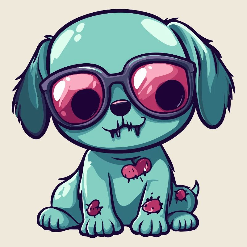 Dog Halloween Zombie