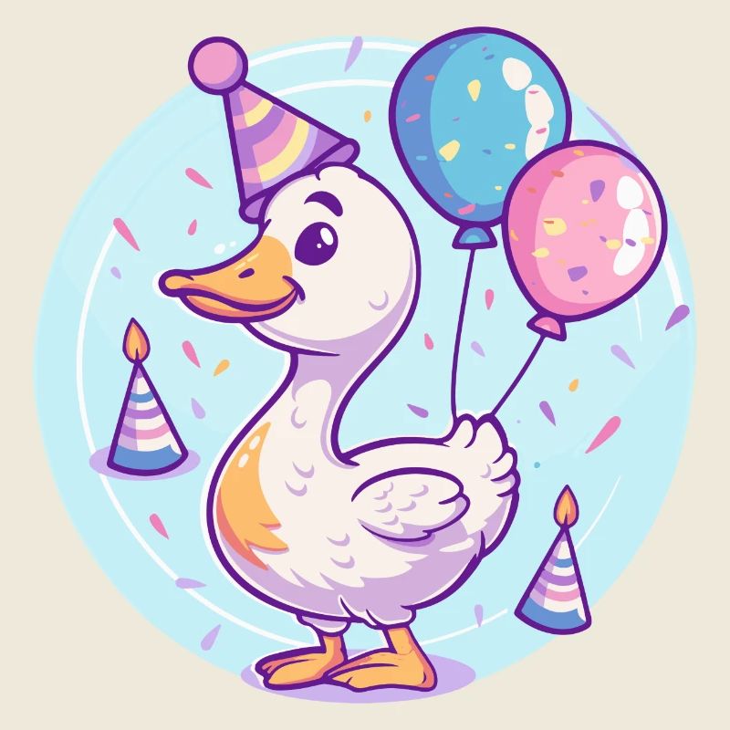 Gans Geburtstag Comic