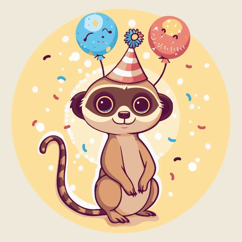 Erdmännchen Geburtstag Comic