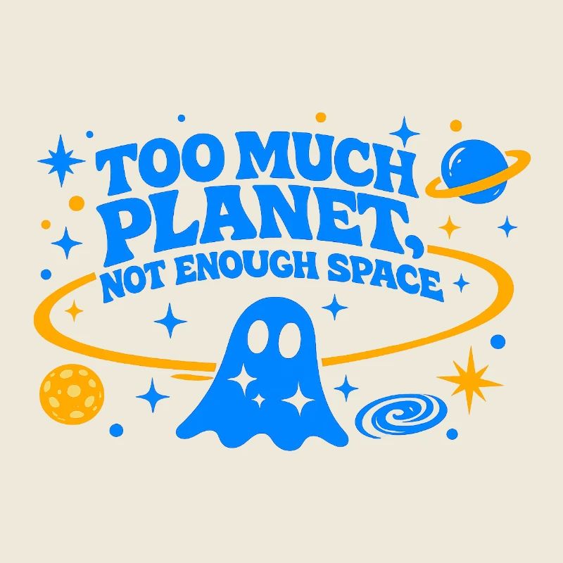 Trop de planète | Pas assez d’espace | Bleu électrique