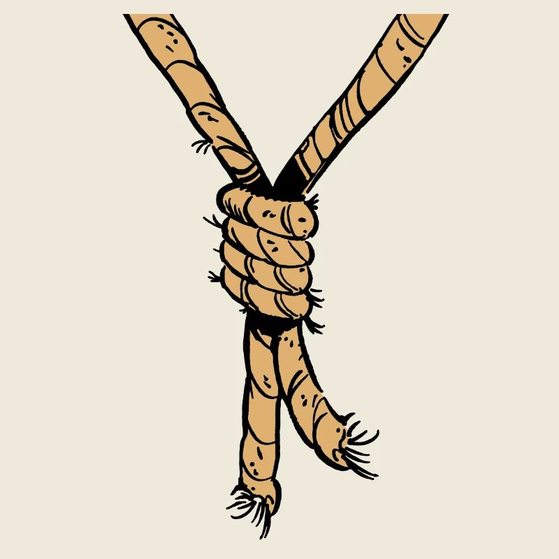 rope around his neck