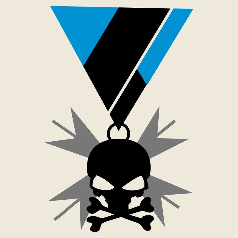 Totenkopf Schädel und Knochen Orden
