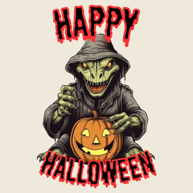 Sorcière d’Halloween effrayante avec citrouille