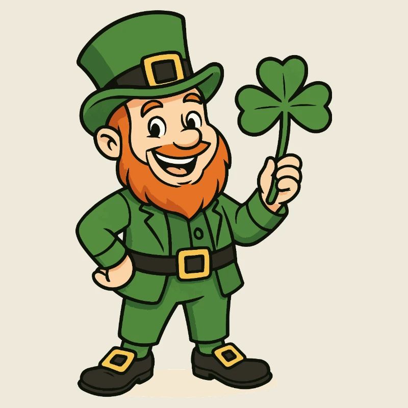 Leprechaun Kleeblatt