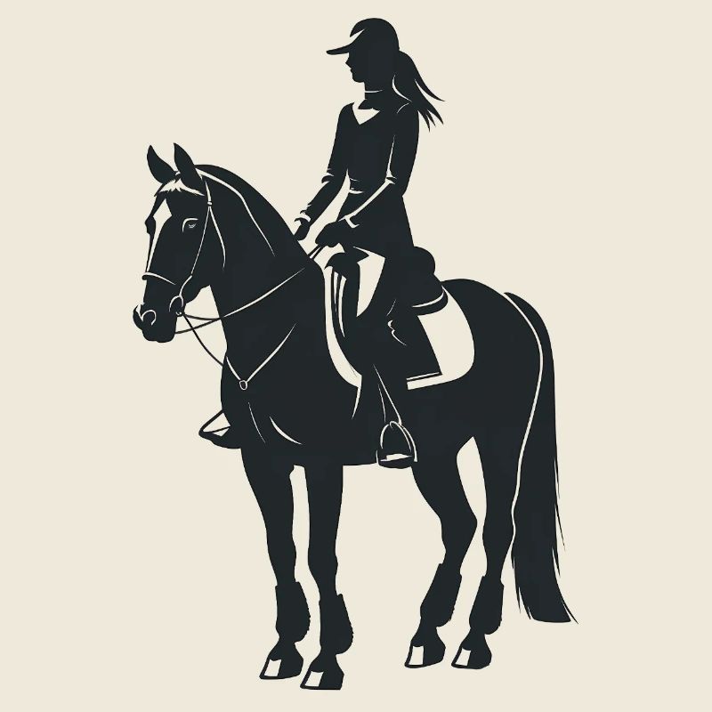 Équidé et cheval - Logo Cool Silhouette