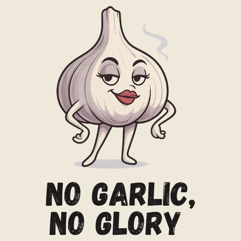 Knoblauch mit Attitüde: No Garlic No Glory 