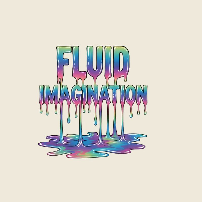 Fluide de fusion coloré : imagination