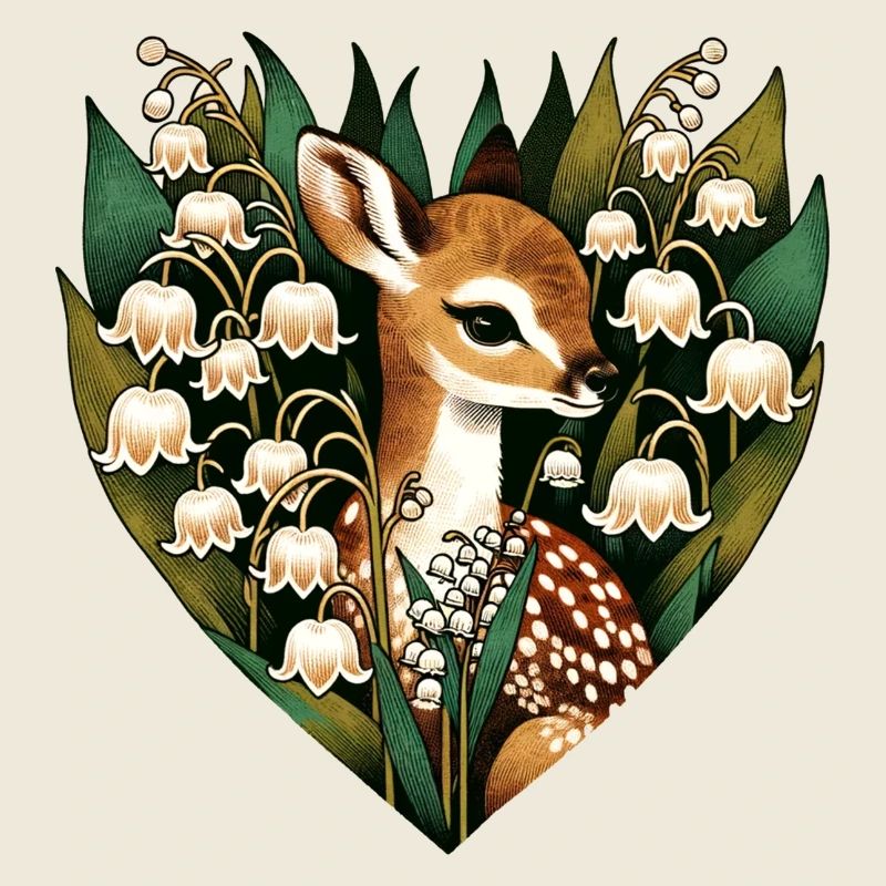 Maiglöckchen-Rehkitz