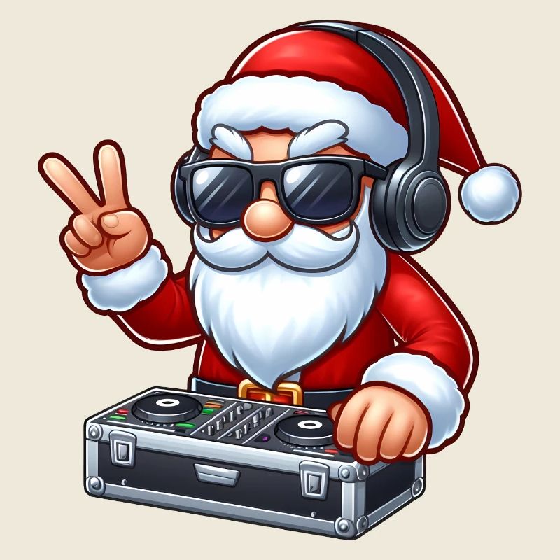 Weihnachtsmann DJ