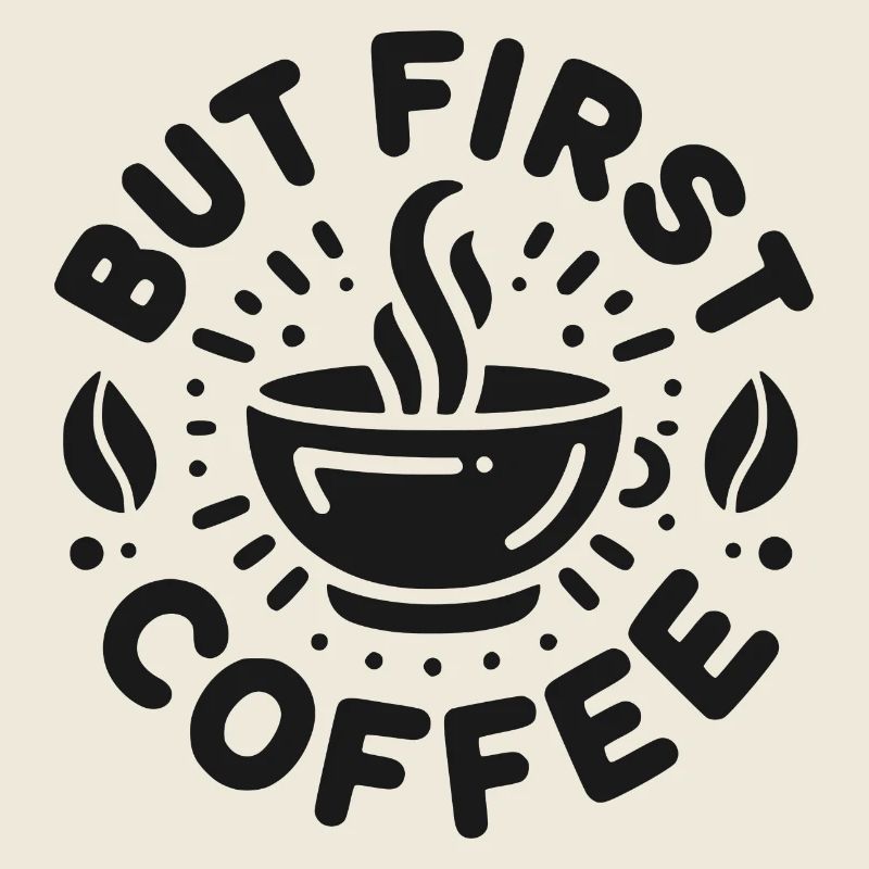 Aber der erste Kaffee