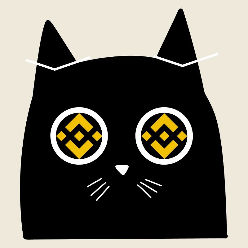 Kryptische Katze Digitale Illustration