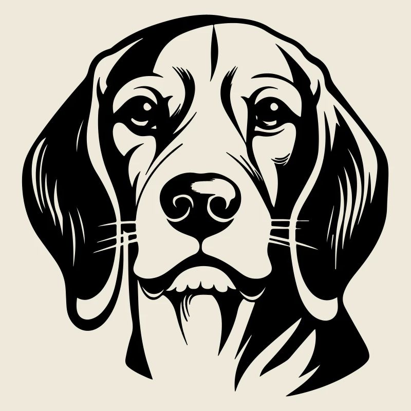 Beagle Dog Head