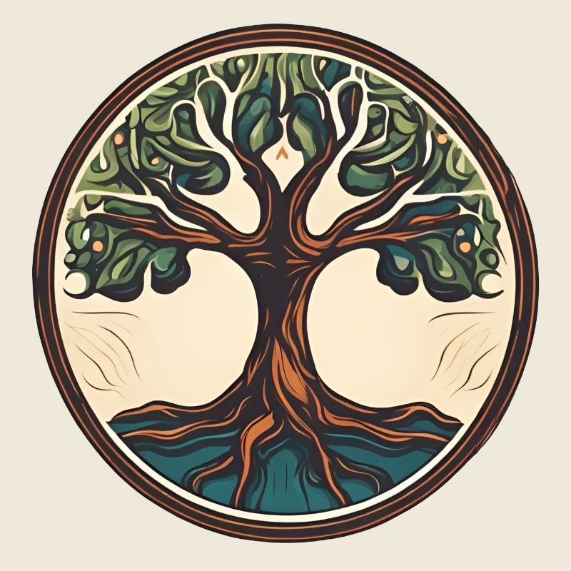 Baum / Natur / Erde / Rinde / Wurzeln / Blätter