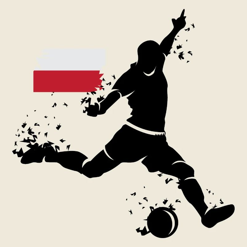 Football Player Blast Poland Icon