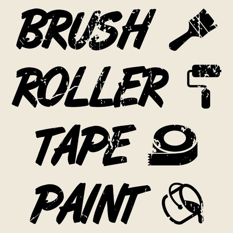 Brosse Rouleau Ruban Peinture