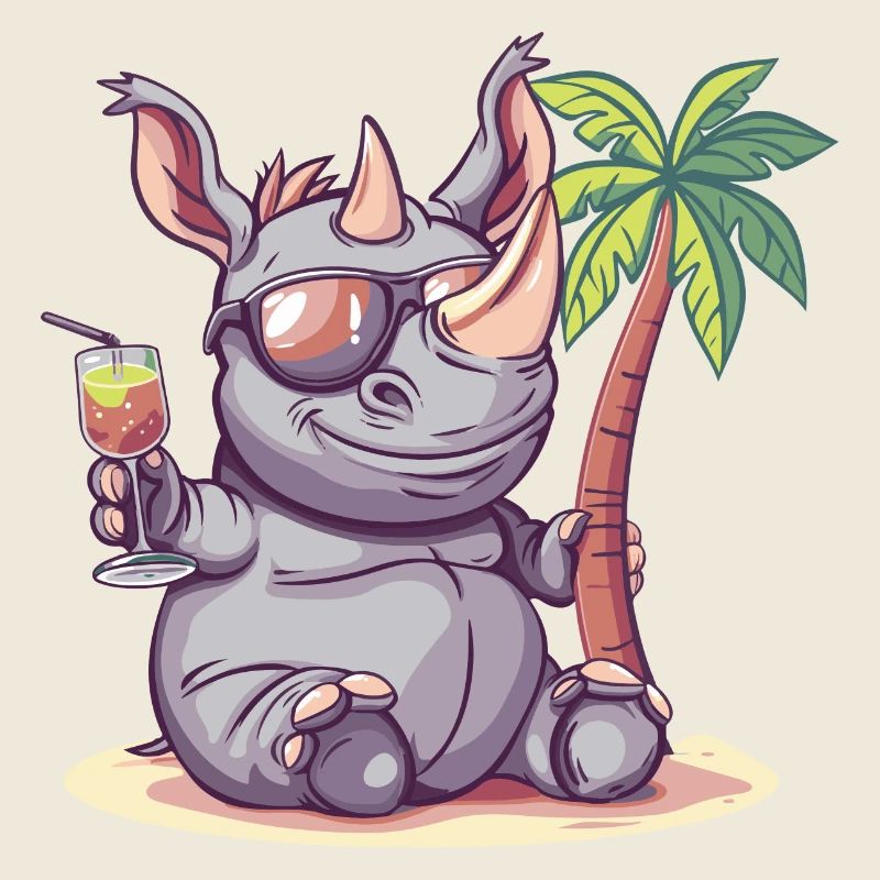 Rhino Summer Beach Vacation