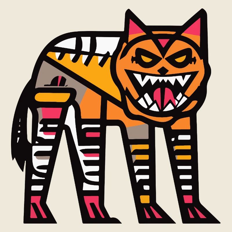 Loup Halloween Bande Dessinée Drôle