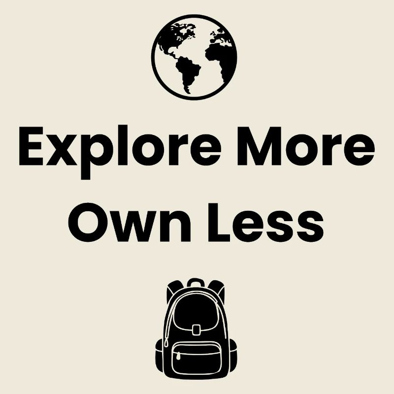 Explore More, Own Less – Abenteuer Shirt