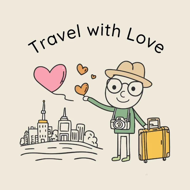 Reisen mit Liebe – Fröhlicher Reisender