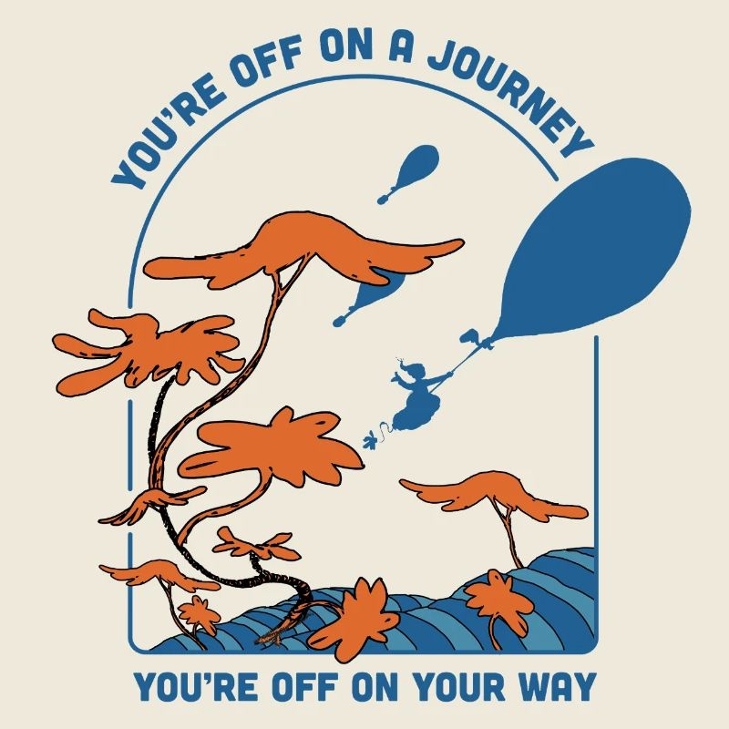 Oh, Les Endroits Où Vous Allez Citation & Paysage
