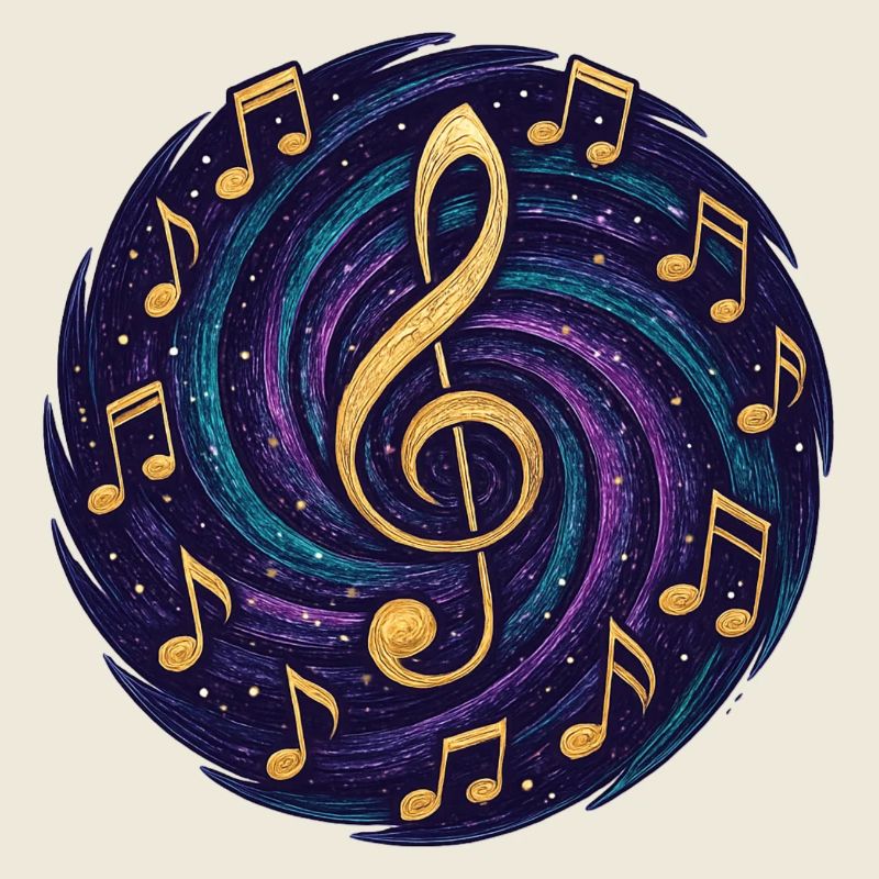 notes de musique cosmiques