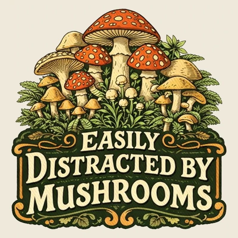 Facilement distrait par les champignons