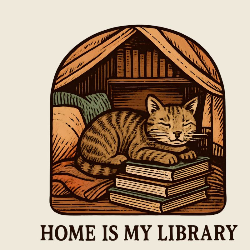 Katzenglück im Bücherreich