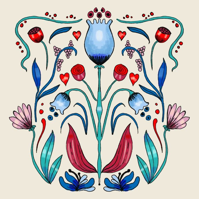 Folk Art Flora