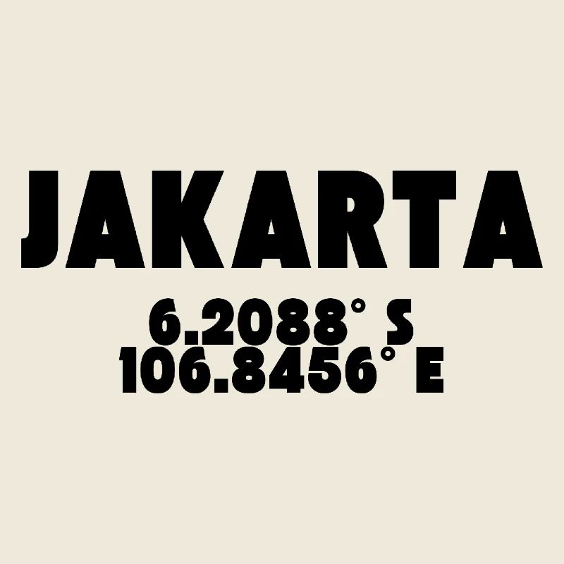 Jakarta - Design avec coordonnées