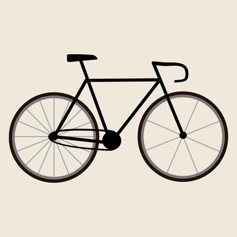 Rennrad schwarz Fixie
