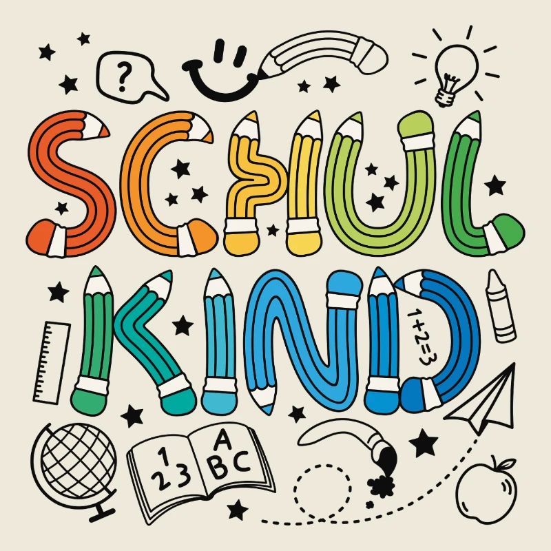 Schulkind 2026 Doodle Einschulung Schulanfang