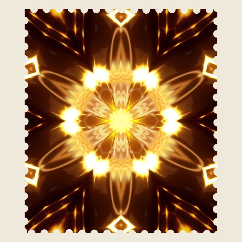 Fiery Mandala Light Play