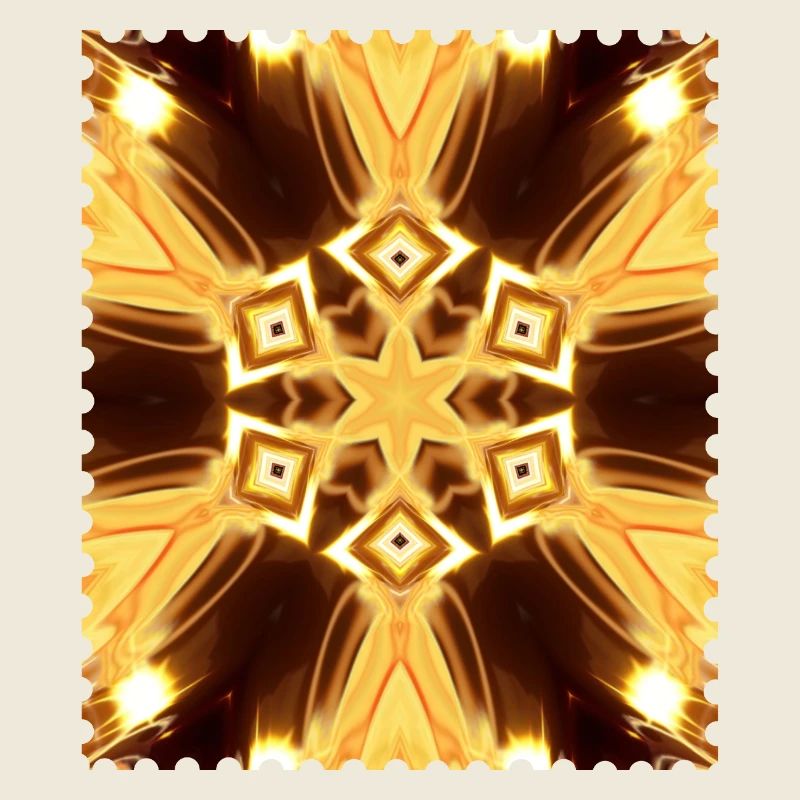 Kaléidoscope du Mandala de l’Étoile de Feu