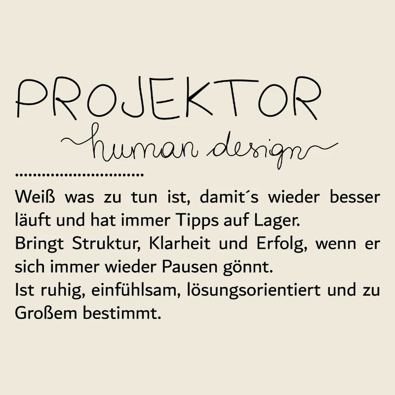 Tu es un projecteur