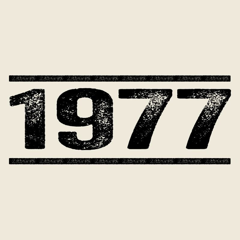 1977 Rétro 1977 Anniversaire 1977 Millésime 1977