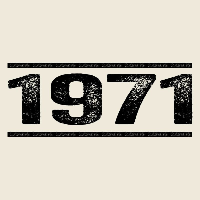 1971 Rétro 1971 Anniversaire 1971 Millésime 1971