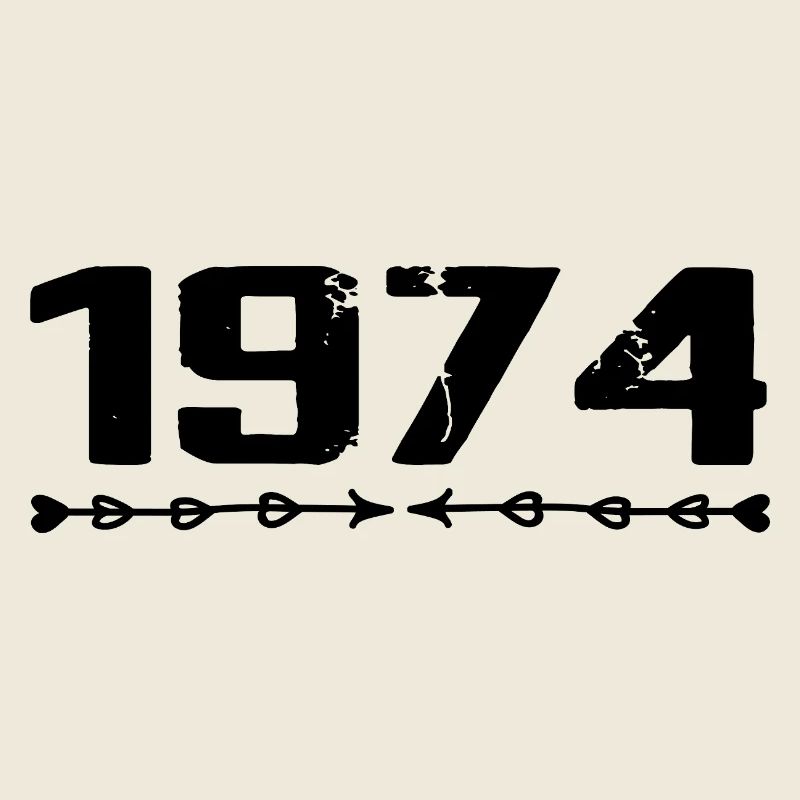 1974 Rétro 1974 Anniversaire 1974 Millésime 1974