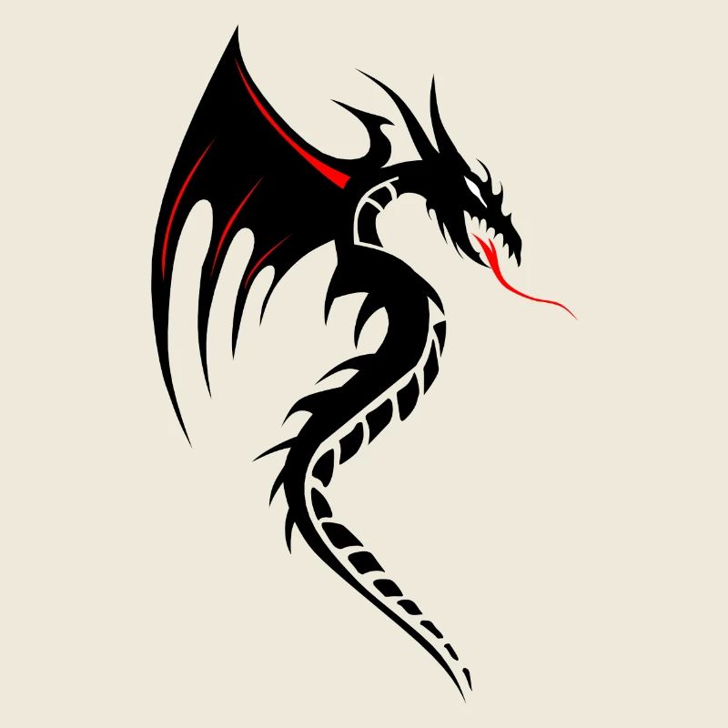Drachen Tribal Tattoo Form 2004 oooooooooooooo y