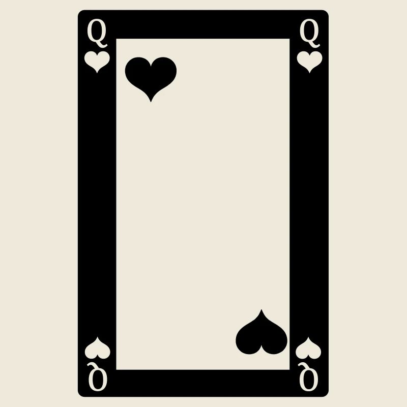 Playing card Queen of Hearts