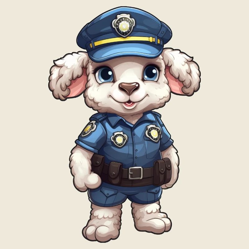 Polizei Schaf