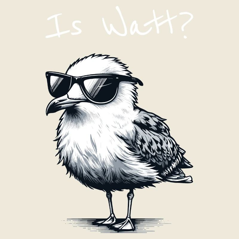 Is Watt Coole Möwe Urlaub Nordsee