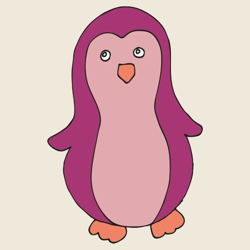 pinguin pink