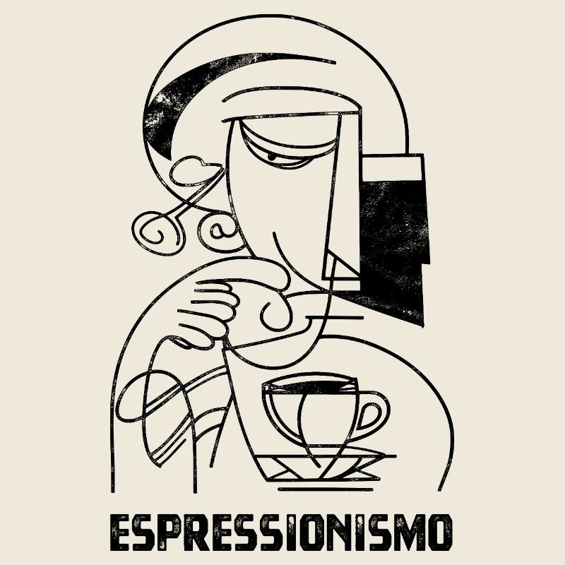 Espressionism - Espresso - Drinking Coffee