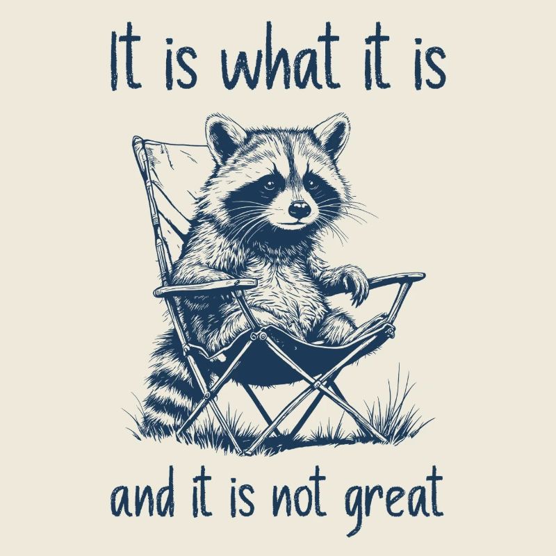 Funny Raccoon – It Is What It Is
