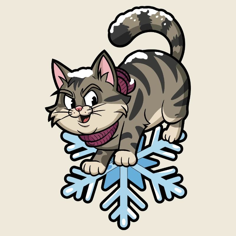 Winter Siberian Snow Cat