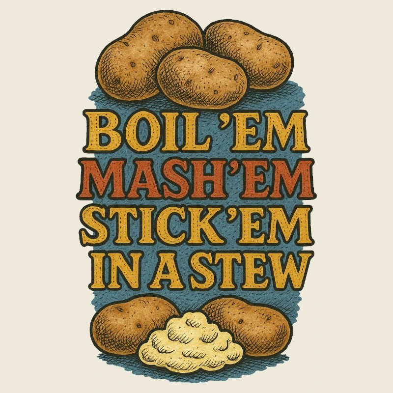 Boil Em Mash Em Stew Potatoes