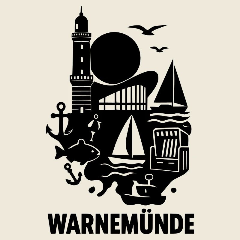 Warnemünde Silhouette