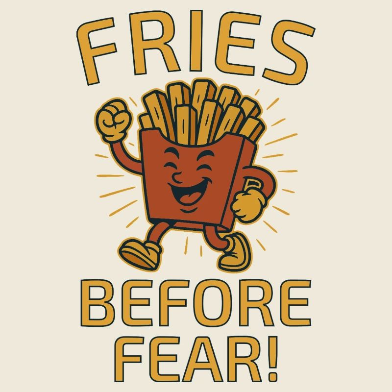 Pommes vor der Angst