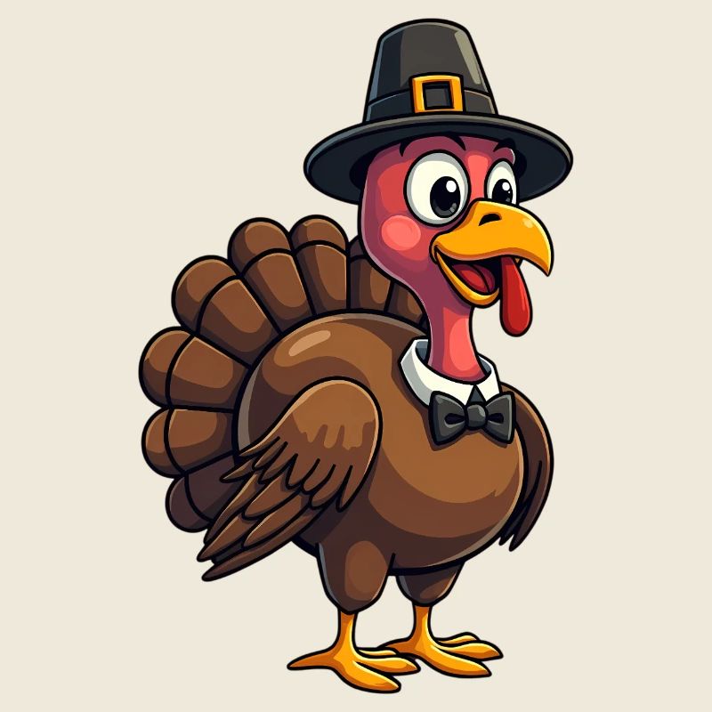 Thanksgiving Drôle Dinde de Thanksgiving