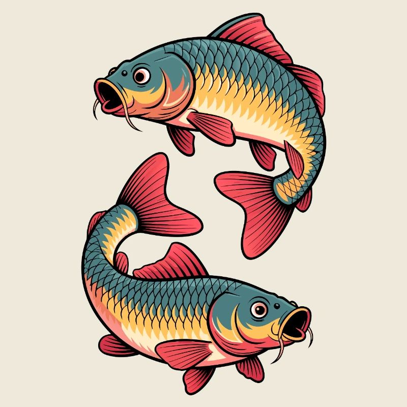 Carpe – Conception de la pêche sportive avec deux carpes